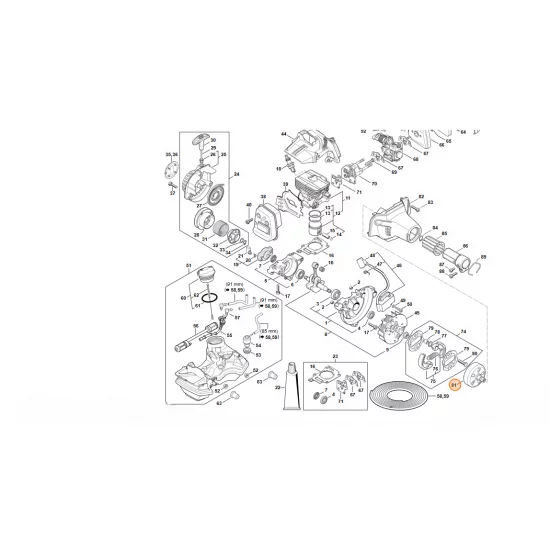 STIHL  Bęben sprzęgłowy 4149 160 2902